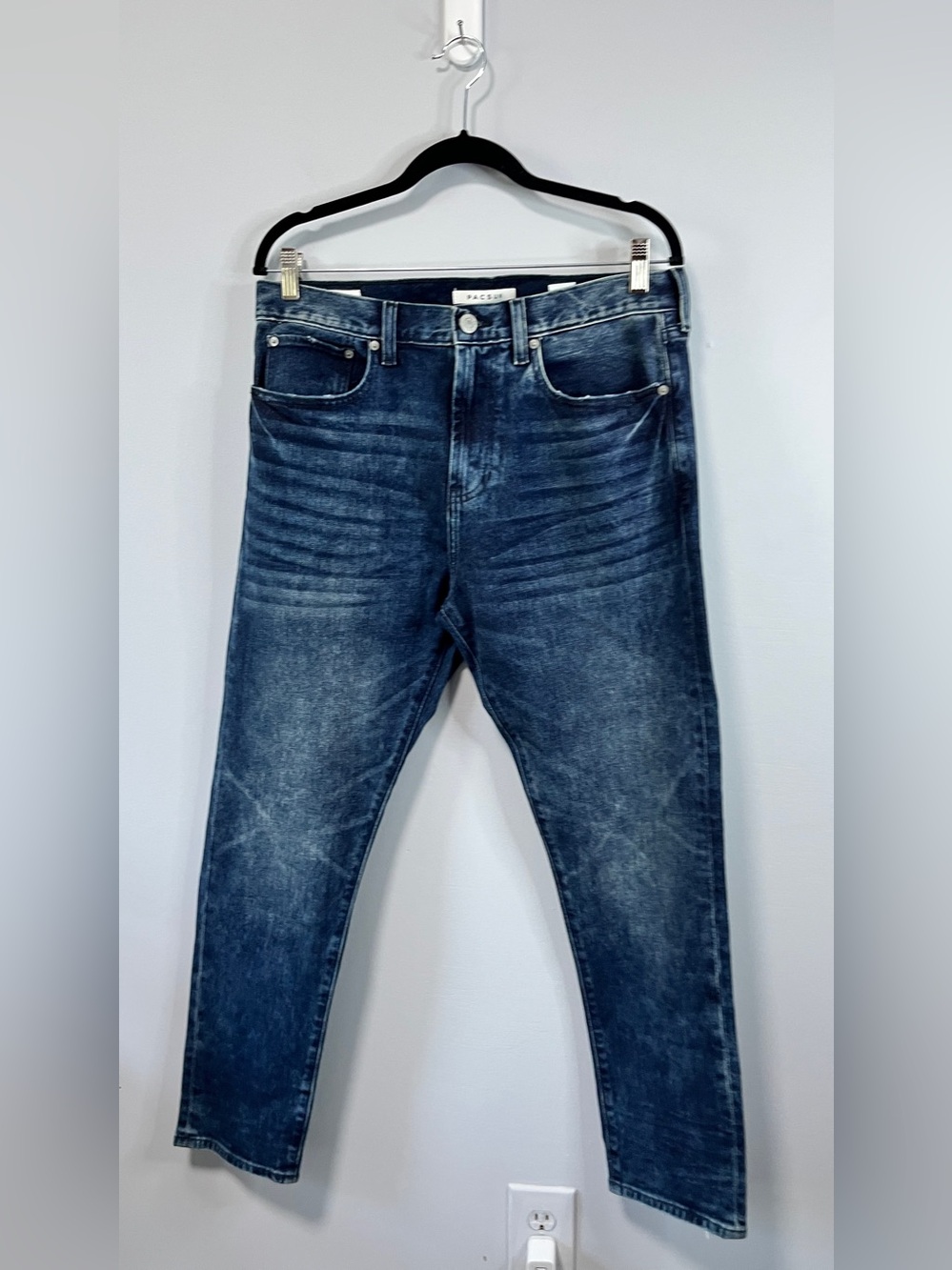PacSun Men's Slim Taper Jeans in Dark Indigo Wash 32x30